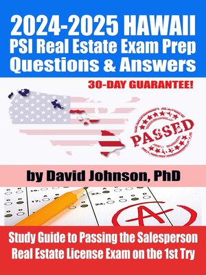 cover image of 2024-2025 HAWAII PSI Real Estate Exam Prep Questions & Answers